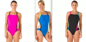 Costume da bagno Speedo pezzo unico Vee 2 donna nuovo con etichetta - Foto 1 di 9