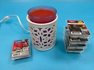 Scentsy Wax Warmer full size With 5 Scented Wax Cubes - Picture 1 of 5