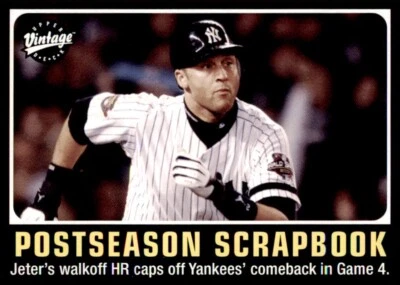 2002 Upper Deck Vintage Scrapbook Derek Jeter Yankees #297 *Noles2148* - Image 1 of 2