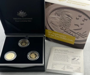 2018 30th Anniversary of the Two Dollar Coin - Three $2 Coin Proof Set - RAM - Imagen 1 de 6