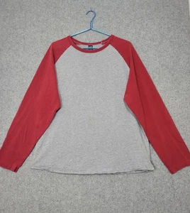 Maglia baseball vintage Gap XL rossa colorblock jersey manica raglan atletica Y2K anni 90 - Foto 1 di 11