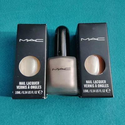 Juego de 3 Esmaltes de Uñas MAC X.T.C VOLANTES BLANCO SAGRADO Raro Descontinuado BONO OPI Foto 1 de 4