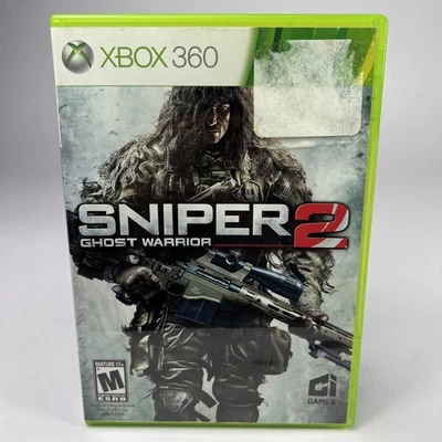 Sniper Ghost Warrior 2 Microsoft Xbox 360 Videojuego Shooter FPS Estuche Manual Foto 1 de 4