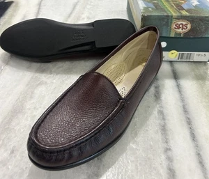 SAS Simplify Antique Wine 10.5 Slim, scarpe donna nuove con scatola salva grandi - Foto 1 di 5