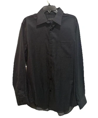 Kenneth Roberts Platinum Black & White Polk A Dot Long Sleeve Button Down Shirt  - Image 1 of 4