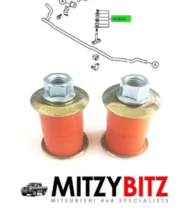 Anti Roll Bar Link Bushes Kit for Mitsubishi L200 K74T Series 3 2.5TD - Picture 1 of 5