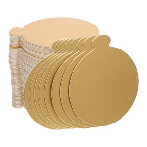 200 Teile Mousse Kuchenboden Kreis Dessertbrett Dekorationszubehör - Bild 1 von 12