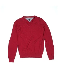 Tommy Hilfiger Boys Red Pullover Sweater 12 - Picture 1 of 2