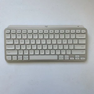 Logitech - MX Keys Mini Wireless Keyboard - Pale Gray - Picture 1 of 6