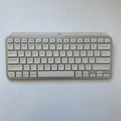 Logitech - MX Keys Mini Wireless Keyboard - Pale Gray - Image 1 of 4