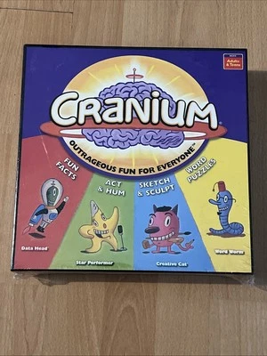 CRANIUM Game UK Edition THE GAME FOR YOUR WHOLE BRAIN New & SEALED  - Image 1 of 4