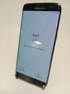 Samsung Galaxy S7 Edge SM-G935F 32GB Black Smartphone - Used Factory Reset - Picture 1 of 9