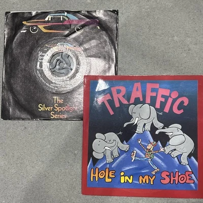 Traffic " Hole In My Shoe " and “Paper Sun” - 2 x 7” vinyl singles - ex  - Image 1 of 4