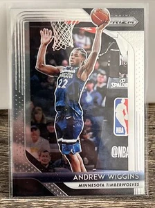 2018-19 Panini Prizm #87 Andrew Wiggins Minnesota Timberwolves Basketball Card - Picture 1 of 12