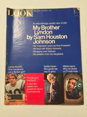 LOOK MAGAZINE DECEMBER 2 1969  Vol 33 #24 Goldie Hawn Mister Rogers Lance Alwort - Image 1 of 4