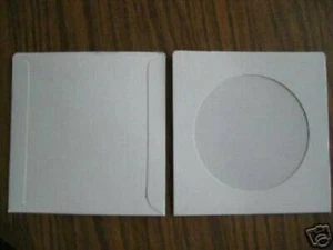 100 CARDBOARD CD DVD SLEEVE W/WINDOW, SF10 - Picture 1 of 1