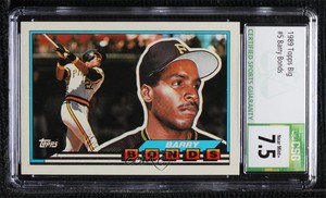 1989 Topps Big Barry Bonds #5 CSG 7.5