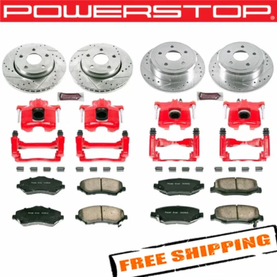 Power Stop 1-Click Z23 Evolution Sport Brake Kit for 18 Jeep Wrangler JK Foto 1 de 2
