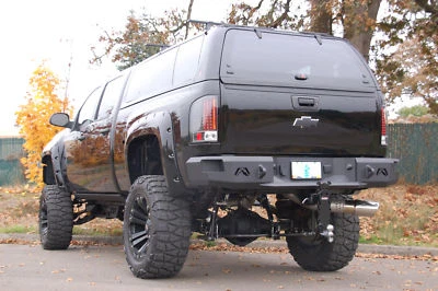 Fab Fours Heavy Duty Rear Bumper Fits For 2008-2010 GMC/Chevrolet CH08-W1450-1 - Изображение 1 из 3