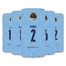 MAN CITY FC 2020/21 WOMEN'S HOME KIT GROUP 2 SOFT GEL CASE FOR MOTOROLA PHONES