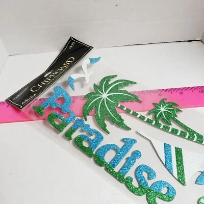 Álbum de recortes The Paper Studio aglomerado adornos Glittered Paradise 2009 Foto 1 de 4