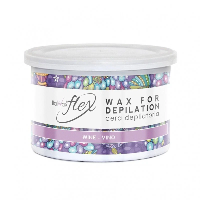 Italwax Flex Soft Wax For Depilation Wine Tin 397 g / 14 oz - Image 1 of 1