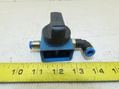 Festo HE-1/8-S-B Pneumatic On/Off Manual Valve  1/8"NPT - Image 1 of 4
