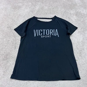 Victoria’s Secret Sport T-Shirt Women’s Black Short Sleeve Size XS - Picture 1 of 11