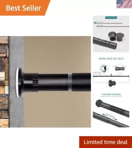 Adjustable No-Drill Tension Curtain Rod (122-150 Inch) for Stylish Room Dividers - Picture 1 of 9