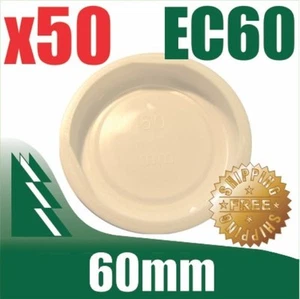 50 pack of 60mm Cardboard Mailing Tube Plastic End Caps Tubes Bulk Buy FREE POST - Picture 1 of 1