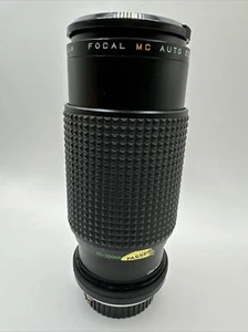 Focal MC Auto Zoom 1:4.5 f=80-200mm Macro MINOLTA MC/MD Mount Vintage - Picture 1 of 5