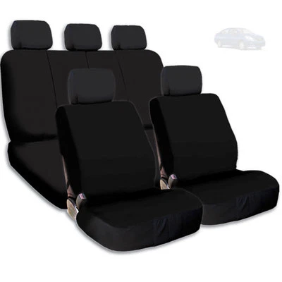 For Nissan Yupbizauto Black Semi-Custom Car Seat Covers w/Split Rear 40/60 - Image 1 of 4