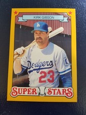 Kirk Gibson Los Angeles Dodger 1989 Pacific Cards and Comics Orange Border #2