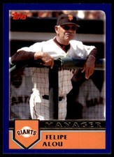 2003 TOPPS TRADED & ROOKIES FELIPE ALOU SAN FRANCISCO GIANTS #T117