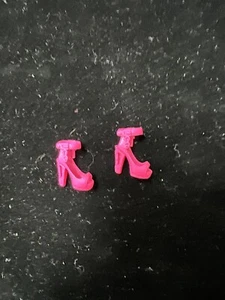 Genuine Barbie Shoes Dark Pink Strappy Heels - Picture 1 of 4