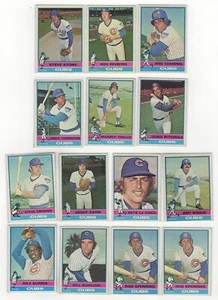 1976 Topps 14-Card Cubs Lot w Cardenal Reuschel Stone VINTAGE STAR EX-MT LOL2 - Picture 1 of 2
