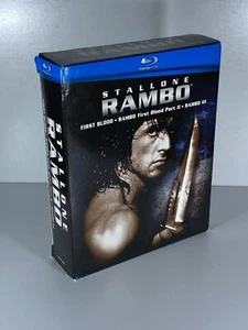 Stallone - Rambo - Blu-Ray Box Set - 3 Disc - Region A - Picture 1 of 19
