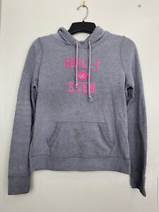 Holister womens gray and pink 1922 hoodie