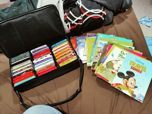 Huge lot of Books w/cassette kids Sesame Street Disney-Lion King-Bert-Ernie - Picture 1 of 6
