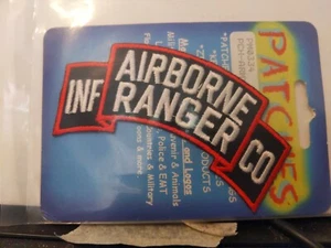 ARMY INF AIRBORNE RANGER CO CLOTH PATCH - Picture 1 of 3