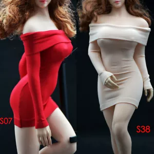 Falda ajustada hembra escala 1/6 ropa de vestir para modelo de figura de acción de 12 - Imagen 1 de 14