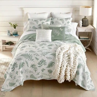 Twin Bedding Set - 2 Piece - Botanical Lodge Quilt Set with Twin Quilt and One S - Image 1 of 4