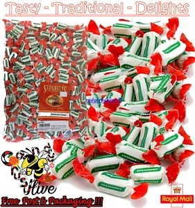 6g - 10kg Stockleys Spearmint Chews Retro Sweets Old Fashioned Mint Flavour - Picture 1 of 1