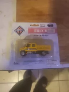 BOLEY HO SCALE DIE CAST STAKE BODY SERVICE TRUCK, YELLOW, NEW - Picture 1 of 5