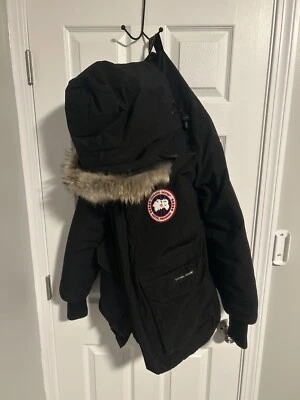 Jaqueta masculina preta tamanho S-XXL Canada Goose frete grátis - Imagem 1 de 3