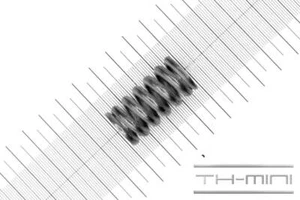 Druck-Feder 4mm angelegt 19x35mm 102,5kg Spiral Edel-stahl rostfrei Metall - Bild 1 von 1