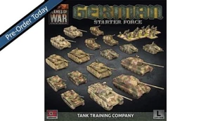 German Tank Training Company (Plastic) Berlin Late Flames of War - Picture 1 of 1