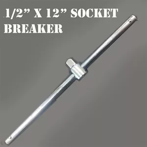 New 1/2" x  12"  Sliding T-Handle Socket Breaker Bar Wrench 1/2 in Drive Ratchet - Picture 1 of 5