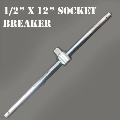 New 1/2" x  12"  Sliding T-Handle Socket Breaker Bar Wrench 1/2 in Drive Ratchet - Image 1 of 4