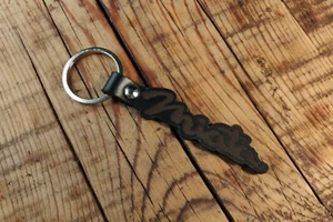 Miata Car Leather Key Ring Made in the UK and hand finished - Picture 1 of 2